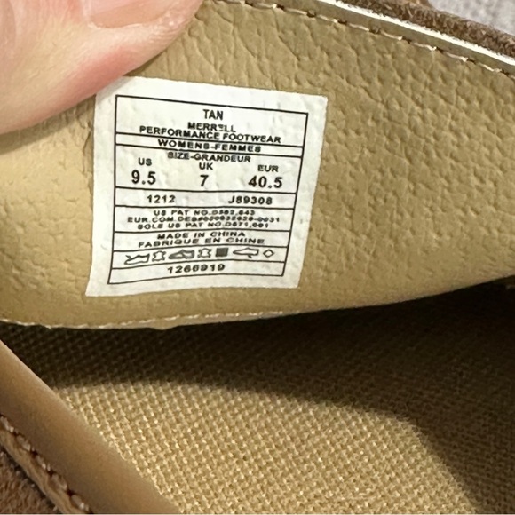 Merrell women's shoes, Sailix flat loafer, tan, size 9.5, comfy, casual, spring - Picture 5 of 9